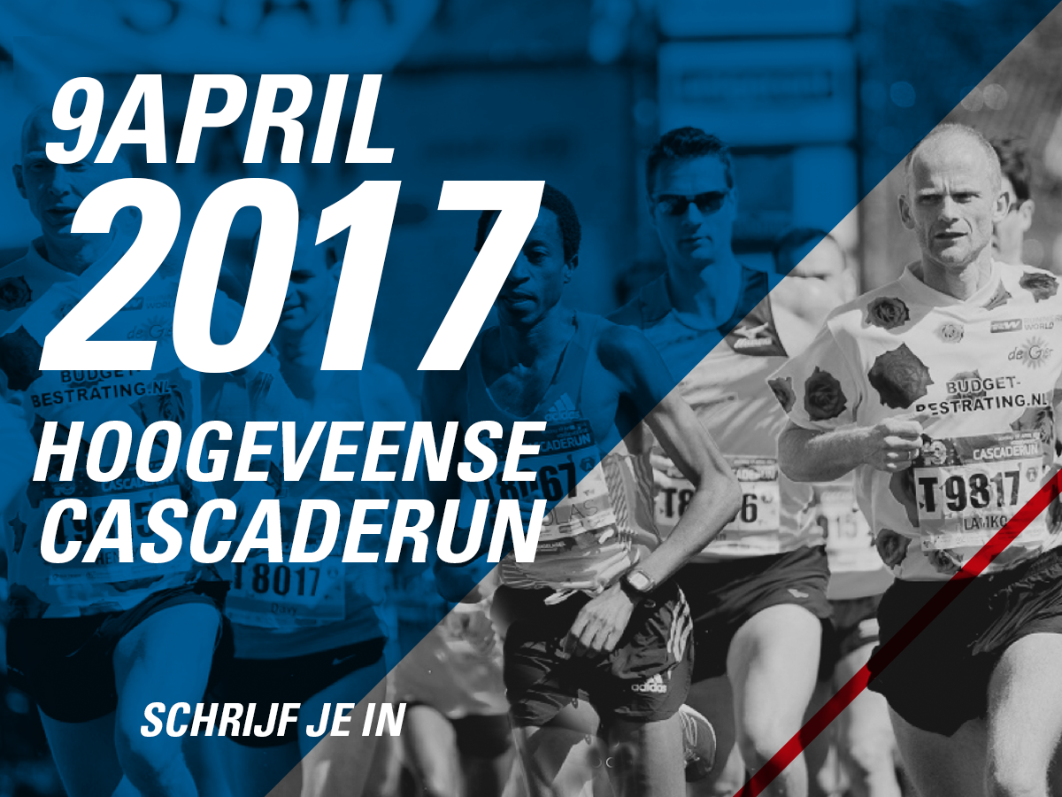9 april Hoogeveense Cascaderun