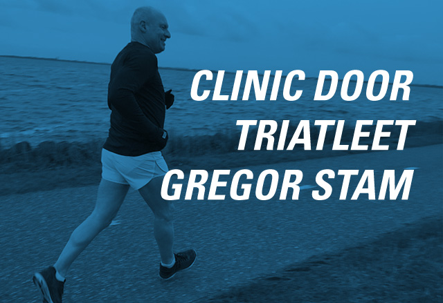 clinic door triatleet Gregor Stam